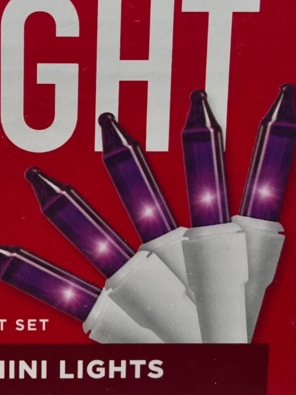 BRAND NEW 70-PURPLE Mini Lights Indoor/Outdoor 14.3' New in Box CHRISTMAS LIGHTS